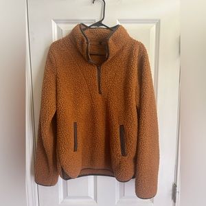 Women’s brown fleece jacket